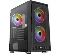 Case computer desktop ATX Aerocool PGS Graphite-G-BK-v2 FRGB Nero