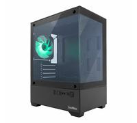Case computer desktop ATX CoolBox COO-CHA-GM200B-0 Nero Verde