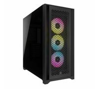 CORSAIR FRAME 5000D RS ARGB Modulare Flusso d'aria Elevato Mid-Tower PC Case - 4x Ventole RS Preinstallate, Sistema di Montaggio Delle Ventole InfiniRail, Scheda Madre a Connettore Inverso - Nero