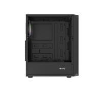 CUSTODIA COMPUTER FUY SHOBO RGB MIDI TOWER CON FINESTRA NERA