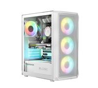 Case computer desktop ATX Logic PORTOS ARGB Bianco Nero
