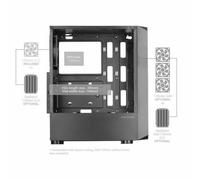Case computer desktop ATX Mars Gaming MC2000 Nero