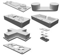 Case Console RetroRocket per Arduino Pro Micro - Portatile Stampato 3D