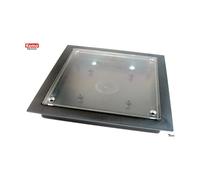 Case contenitore con display vetrina plastica trasparente ca. 130 x 130 x 17 mm