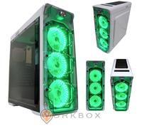 CASE CORTEK GHOST NERO ATX 2.0 3 X FAN VENTOLE 30 LED BLU GHOSTN USB 3.0 GAMING
