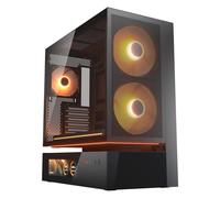 Case Cougar CGR-2DA4B-MV Midi Tower ATX LCD RGB Vetro Temperato Nero