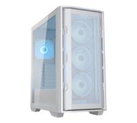 Cougar Uniface RGB Mid Tower - Custodia con 4 ventole ARGB, colore: Bianco