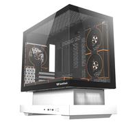 Case Darkflash DF-FLOF1DM8L-WH mini torre bianca vetro temperato 6x ARGB