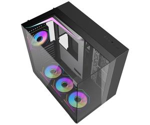 Case Darkflash DF-TH285A12X-BK Mid Tower Nero Vetro Temperato RGB