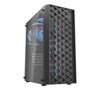 Case Darkflash DK351 Black vetro temperato ATX ARGB gaming airflow