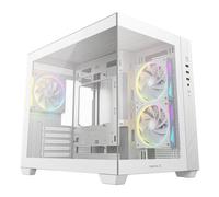 Case DeepCool CG330 3F WH Micro-ATX Bianco Vetro Temperato ARGB PWM
