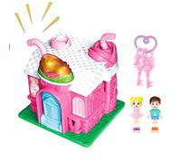 Case Delle Bambole Per Bambini - Villa Giocattolo con Luce e Musica - Castello giocattolo educativo | Per Ragazzi,Casa,Aula,Scuola,Camera,Studio,Sala Giochi,Asilo,Prescuola,Compleanno,Feste