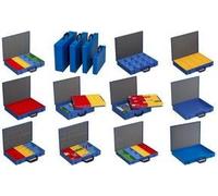 Case di alloggi in metallo di Allit di Europlus Pro M 44H-1, blu fatto di lamiera con rivestimento in polvere, manico in plasti NEW