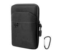 Case Di Custodia Per Telefono mole | Porta Della Vita In Nylon Universale | Tattico Mini Pocket Organizer Cash | Pacchetto Di Fiamme In Nylon Durevole Con Clip A Cinghia Con Cerniera Liscia Scomparti