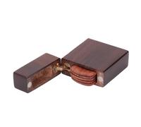 Case di Pick di Chitarra, Costruzione Robusta in Legno di Noce Nera Mantieni le Scelte Sicure Superficie Superficie -Pickbox una Forma più Leggera Unica per il Viaggio (con 5 scelte di legno)