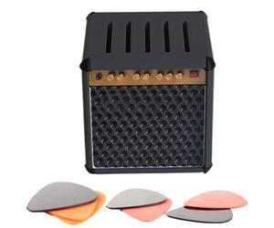 Case Di Pick Di Chitarra - Sollevaggio Per Chitarra Per Altoparlanti Per PC | Visualizza Portatile Di Grande Capacità | Titolare Della Custodia Per Per Strumenti Musicali Bass Christmas Birth