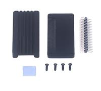 Case di Raffreddamento Passivo in Alluminio e Acrilico per 2W - Dissipazione Efficace, Compatto e Facile da Installare (Intestazione del perno piegata)