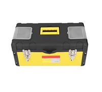 Case di stoccaggio in plastica a doppio strato ankroyu con vassoi componenti, design bloccabile con fibbie in metallo per hardware, strumenti di manutenzione della riparazione (SK-1159-19)