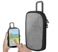 Case di trasporto del giocatore MP4 - Cancella Cancella, Archiviazione dei giocatori musicali da viaggio | Organizzatore compatto per viaggi, archiviazione mp3 con clip di carabiner per accessori