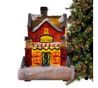 Case Di Villaggio Di Natale - Ornamenti Per Festival Di Case Di Villaggio Di Storia Di Natale, Decorativi Per Atmosfere Di Natale | Casa Di Cabina Di Natale Che Intensamente Con Ex