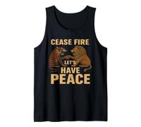 Case Fire FURY FORGED INTO PEACE regalo vintage novità Canotta