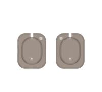 Case for Nothing Headphone (a) 2026, custodia protettiva morbida in TPU, trasparente, antiurto, antigraffio, anti-polvere (grigio trasparente)