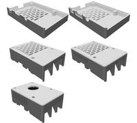 Case for Raspberry Pi 3 B+ with Heat Sink Support - Minimalist Sturdy Design