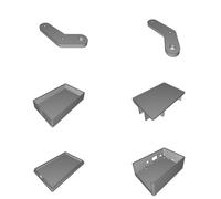 Case for Raspberry Pi 3B+ - VESA Mount - 3.5" SATA Storage Compatible