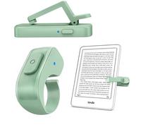 [Case-friendly] - Anello per girare le pagine con telecomando per Kindle Paperwhite Oasis Scribe Kobo eReader, fotocamera e videocamera, clicker per girare le pagine per iPhone, iPad, tablet, con
