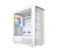 Case gaming ATX Montech X5 White, ARGB, 4 ventole, supporto EATX, 410 mm VGA