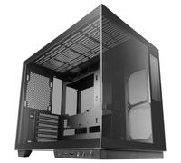 Mars Gaming MC-MIRAGE, Case Gaming ATX, Schermo LCD IPS 7,2” Personalizzabile, Vetro Temperato Continuo Frontale e Laterale, Struttura Doppia Camera, Supporto Raffreddamento Liquido fino 360mm, Nero