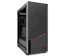 Case gaming Yeyian ELARA YCM-APELA-M1 RGB acciaio vetro temperato ATX USB-C