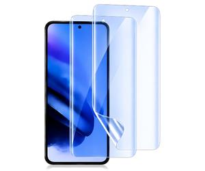 case & glass 2 pellicole di idrogel protezione schermo anti luce blu compatibile per Samsung Alpha