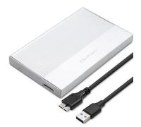 Case in alluminio Qoltec | Alloggiamento per unità SSD HDD da 2,5" | SATA | USB