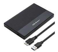 52277 Case disco rigido: 2,5" PnP SATA III, USB 3.0 alluminio QOLTEC