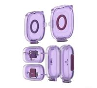 Case in Silicone per Cuffie per soundcore P31i Colorato Case | Materiale silicone morbido, protezione anti-graffio, mantiene il case intatto, per facile pulizia(Purple)