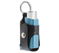 Case 'inalatore Sollethain - Supporto Per Inalatore In Pelle PU 9x3,2 Cm Con Fibbia Di Metallo | Case Di Trasporto Del Distanziatore 'inalatore Portatile | Borsa Di Stoccaggio Di Protezione Le