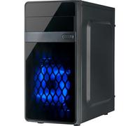 Case Inter-Tech MA-01 Micro-ATX in limentatore 500 W SL-500 USB 3.0 blu LED
