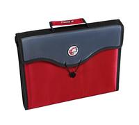 Case-it EFF-30-FRD - Organizer portadocumenti a 13 tasche con manico e tracolla, espandibile