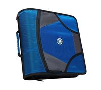 Case it King Size Mighty Zip Tab Binder 3 Ringe 4"""" Kapazit t 11 X 8,5 Blau