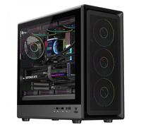 Case MESHCORE 36B - Gaming Tower- ATX- 4x12cm ARGB fan- 2xUSB3- Type-C- Temp Glass Side Panel