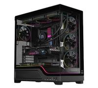 Case SHOWBUI WAVE 82B - Gaming Tower- ATX- 4x12cm ARGB fan- 2xUSB3- Type-C- Darker Temp Glass Side & Front Panel