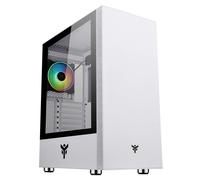 Case Itek VERTIBRA S210W - Gaming Middle Tower, 12cm ARGB fan, 2xUSB3, Side Pane