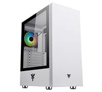 Case Itek VERTIBRA S210W - Gaming Middle Tower, 12cm ARGB fan, 2xUSB3, Side Panel Temp Glass, White Edition