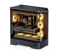 Case Jonsbo D400 Nero Acquario Vetro Temperato ATX Micro-ATX Mini-ITX Gaming