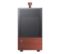 Case Jonsbo T6 PC Mini-Tower Mini-ITX Tempered Glass Holz Nero