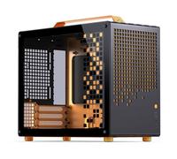 Case Jonsbo Z20 Nero Arancione Mini Tower Micro ATX Vetro Temperato