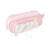 Case Large Capacity -8,27 x 3,35 x 2,2 Inches Aesthetic Pencil Pouch With Zipper,Pen Holder Pouch Container Supplies For Travel Offices Art Classroom Craft Kindergarten Boys Teen Kids Girl