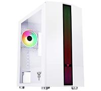 Case LIFLIG W41 - Gaming Mini Tower, mATX, 12cm ARGB fan, 2xUSB3, Side Panel Temp Glass, White Edition