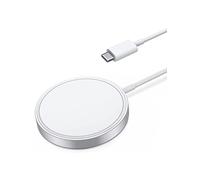 Case Logic Apple Caricatore Wireless Magnetico,Caricabatterie MagSafe Certificato MFi 15W Caricabatterie Rapido Magnetico Compatibile con iPhone 14/13/11/X/XR/8 serie,AirPods Pro 2/1,ecc,bianco,AA